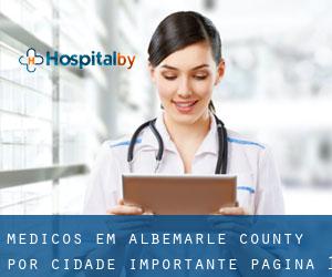 Médicos em Albemarle County por cidade importante - página 1