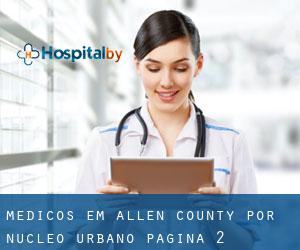Médicos em Allen County por núcleo urbano - página 2