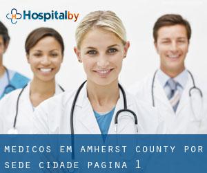 Médicos em Amherst County por sede cidade - página 1