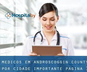 Médicos em Androscoggin County por cidade importante - página 1