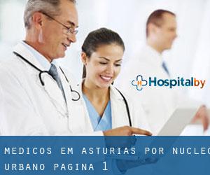 Médicos em Asturias por núcleo urbano - página 1
