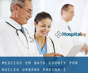 Médicos em Bath County por núcleo urbano - página 1