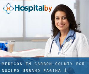 Médicos em Carbon County por núcleo urbano - página 1