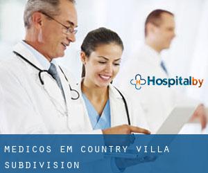 Médicos em Country Villa Subdivision