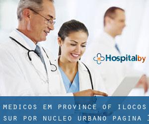 Médicos em Province of Ilocos Sur por núcleo urbano - página 1