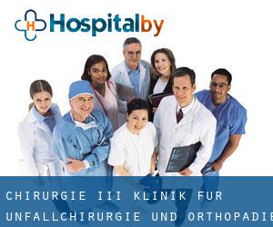 Chirurgie III - Klinik für Unfallchirurgie und Orthopädie (Hellersen)