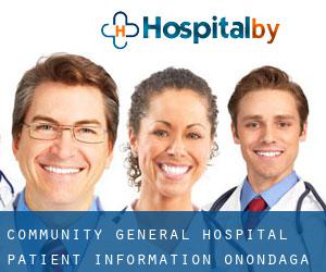 Community General Hospital: Patient Information (Onondaga Hill)
