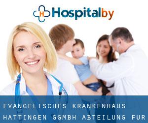 Evangelisches Krankenhaus Hattingen gGmbH Abteilung für Innere