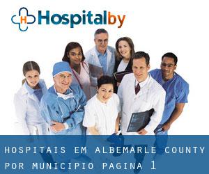 hospitais em Albemarle County por município - página 1