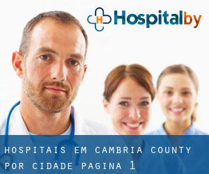 hospitais em Cambria County por cidade - página 1