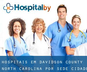 hospitais em Davidson County North Carolina por sede cidade - página 1