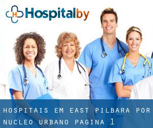 hospitais em East Pilbara por núcleo urbano - página 1