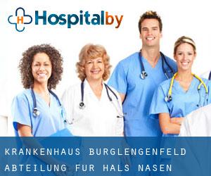Krankenhaus Burglengenfeld Abteilung für Hals-, Nasen-,